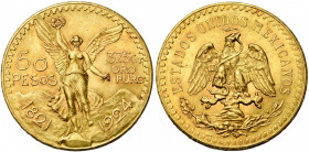 MEXIQUE, Etats-Unis (1905-), AR 50 pesos, 1924. Fr. 172.
Très Beau à Superbe