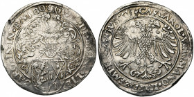 NEDERLAND, BATENBURG, Willem van Bronckhorst (1556-1573), AR daalder, z.j. (1556). Met titel van Karel V. Vz/ Wapenschild onder een toernooihelm. Munt...