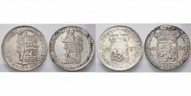 NEDERLAND, ZEELAND, Provincie, lot van 2 st.: zilveren dukaat, 1737 en 1776. Delm. 976.
Fraai en Zeer Fraai