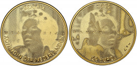 NEDERLAND, Koninkrijk, Beatrix (1980-2014), AV 50 euro, 2005. Jubileum. 13,44g In doosje.
Gepolijste Stempel