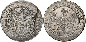 SUISSE, BALE, Ville, AR Taler, 1622. D/ Ecu de la ville tenu par deux basilics. R/ Aigle éployée, t. à g. D.T. 1335; Winterstein 50; Dav. 4603. 27,94g...