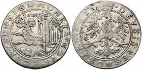 SUISSE, SCHAFFHAUSEN, Ville, AR Taler, 1620. D/ Armes de la ville: bouquetin sortant d''un bâtiment. R/ Aigle éployée et couronnée, t. à g. D.T. 1372a...