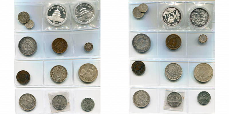 lot of 13 pcs, including: China, Hupeh, 10 cents, n.d.; Kwangtung, 20 cents, n.d...