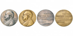 BELGIQUE, médaille, 1904, Devreese. Edouard Van den Broeck, numismate bruxellois. D/ B. à g. R/ Inscription en sept lignes. Willenz 40; Poels et al., ...