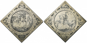BELGIQUE, médaille, s.d. (1910), E. Voet. Souvenir des batailles de Nieuport (1600) et de Waterloo (1815). D/ Maurice de Nassau à cheval à g. sur la p...