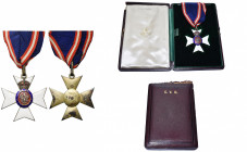 GRANDE-BRETAGNE, Ordre royal victorien Croix de commandeur (CVO), avec ruban, modèle pour homme numéroté C758 au revers, dans un écrin Collingwood à L...