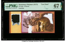 Australia Securency Polymer Test Note 25 Units PMG Superb Gem Unc 67 EPQ. 

HID09801242017

© 2020 Heritage Auctions | All Rights Reserved