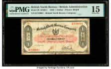 British North Borneo British North Borneo Company 1 Dollar 1.7.1940 Pick 29 PMG Choice Fine 15. Stained.

HID09801242017

© 2020 Heritage Auctions | A...