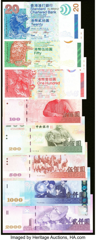 China & Hong Kong Group Lot of 8 Examples Crisp Uncirculated. 

HID09801242017

...