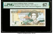 East Caribbean States Central Bank, Grenada 100 Dollars ND (1994) Pick 35g PMG Superb Gem Unc 67 EPQ. 

HID09801242017

© 2020 Heritage Auctions | All...