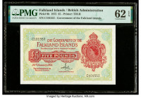 Falkland Islands Government of the Falkland Islands 5 Pounds 30.1.1975 Pick 9b PMG Uncirculated 62 EPQ. 

HID09801242017

© 2020 Heritage Auctions | A...