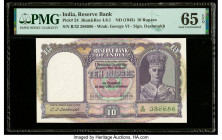 India Reserve Bank of India 10 Rupees ND (1943) Pick 24 Jhun4.6.1 PMG Gem Uncirculated 65 EPQ. 

HID09801242017

© 2020 Heritage Auctions | All Rights...