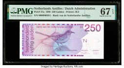Netherlands Antilles Bank van de Nederlandse Antillen 250 Gulden 31.3.1986 Pick 27a PMG Superb Gem Unc 67 EPQ. 

HID09801242017

© 2020 Heritage Aucti...