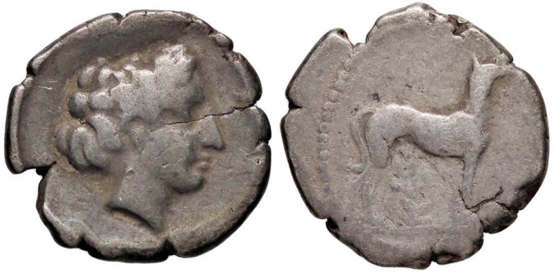 GRECHE - SICILIA - Segesta - Didracma Mont. 4677; S. Ans. 633 (AG g. 8,21) Ex In...