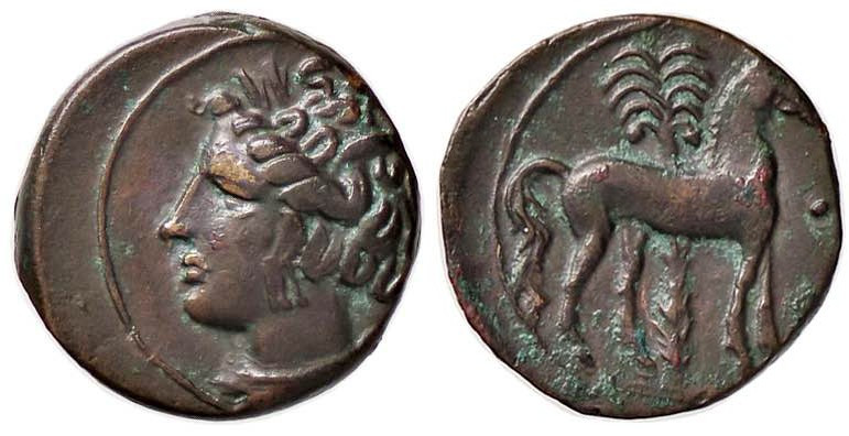 GRECHE - SICILIA - Siculo-Puniche - AE 17 Mont. 5543 var. (AE g. 2,14)
qSPL