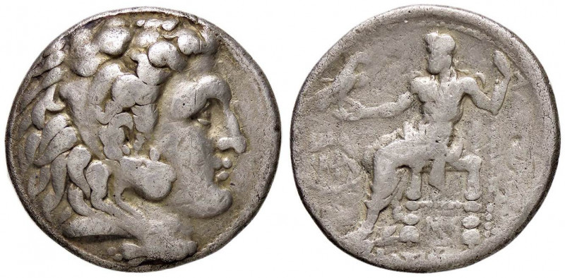 GRECHE - RE DI MACEDONIA - Alessandro III (336-323 a.C.) - Tetradracma S. Cop. 8...