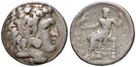 GRECHE - RE DI MACEDONIA - Alessandro III (336-323 a.C.) - Tetradracma S. Cop. 833 (AG g. 16,64)
BB/qBB