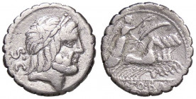ROMANE REPUBBLICANE - ANTONIA - Q. Antonius Balbus (83-82 a.C.) - Denario serrato B. 1; Cr. 364/1 (AG g. 3,69)
qBB