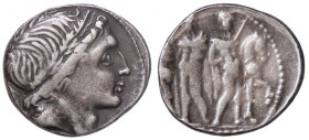 ROMANE REPUBBLICANE - MEMMIA - L. Memmius (109-108 a.C.) - Denario B. 1; Cr. 304/1 (AG g. 3,96)
qBB
