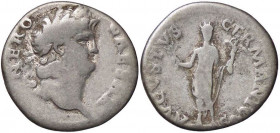 ROMANE IMPERIALI - Nerone (54-68) - Denario C. 45; RIC 42 (AG g. 3,09)
qBB