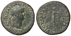 ROMANE IMPERIALI - Nerone (54-68) - Dupondio C. 347 (AE g. 13,7)
bel BB