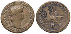 ROMANE IMPERIALI - Nerone (54-68) - Dupondio C. 322 (AE g. 13,16)
BB