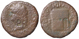 ROMANE IMPERIALI - Nerone (54-68) - Asse (AE g. 8,93) Contromarca al D/
B/MB

Contromarca al D/