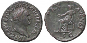ROMANE IMPERIALI - Vespasiano (69-79) - Sesterzio C. 320 (AE g. 21,86) Ritocchi
BB

Ritocchi