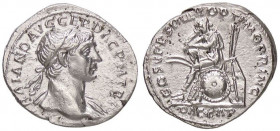 ROMANE IMPERIALI - Traiano (98-117) - Denario C. 121; RIC 99 (AG g. 3,31)
qSPL