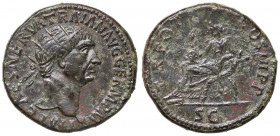 ROMANE IMPERIALI - Traiano (98-117) - Dupondio C. 629 (AE g. 14,07)
BB+