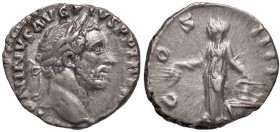 ROMANE IMPERIALI - Antonino Pio (138-161) - Denario C. 286; RIC 163 (AG g. 3,33)
BB-SPL