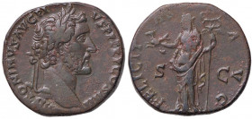 ROMANE IMPERIALI - Antonino Pio (138-161) - Sesterzio C. 363 (AE g. 23,72)
BB+/BB