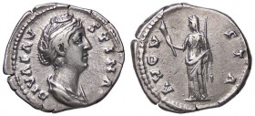 ROMANE IMPERIALI - Faustina II (moglie di M. Aurelio) - Denario (AG g. 3,43)
BB/BB+