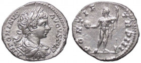 ROMANE IMPERIALI - Caracalla (198-217) - Denario C. 408 NC (AG g. 2,67)
qSPL