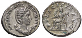 ROMANE IMPERIALI - Otacilia Severa (moglie di Filippo I) - Antoniniano C. 53; RIC 123c (AG g. 5,55)
BB+