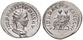 ROMANE IMPERIALI - Filippo II (247-249) - Antoniniano C. 17; RIC 230 (AG g. 3,89)
qSPL