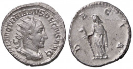 ROMANE IMPERIALI - Traiano Decio (249-251) - Antoniniano C. 16; RIC 12b (AG g. 3,81)
qSPL