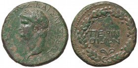ROMANE PROVINCIALI - Nerone (54-68) - AE 32 (Perinthos-Tracia) RPC 1754 (AE g. 24,36) Bella patina verde
BB

Bella patina verde