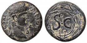 ROMANE PROVINCIALI - Nerone (54-68) - AE 20 (Antiochia) S. Cop. 161; C. 426 (AE g. 7,83)
bel BB