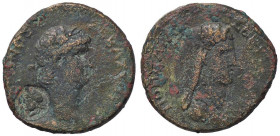 ROMANE PROVINCIALI - Nerone e Poppea - AE 27 (Galatia) RPC 3562 (AE g. 11,42) Contromarca testa di Zeus
MB

Contromarca testa di Zeus