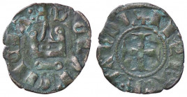 LE CROCIATE - CHIARENZA - Filippo di Taranto (1307-1313) - Denaro tornese Metcalf 979/82 (MI g. 0,63)
qBB