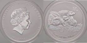 ESTERE - AUSTRALIA - Elisabetta II (1952) - Dollaro 2008 - Anno del topo Kr. 1755 AG
FS