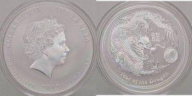 ESTERE - AUSTRALIA - Elisabetta II (1952) - Dollaro 2012 - Anno del dragone Kr. 1793 AG
FS