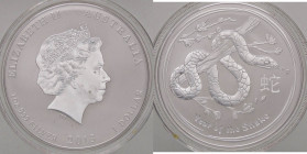 ESTERE - AUSTRALIA - Elisabetta II (1952) - Dollaro 2013 - Anno del serpente Kr. 1831 AG
FS