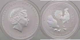 ESTERE - AUSTRALIA - Elisabetta II (1952) - Dollaro 2017 - Anno del gallo AG
FS