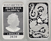 ESTERE - AUSTRALIA - Elisabetta II (1952) - Dollaro 2020 - Drago AG In confezione
FS

In confezione