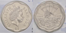 ESTERE - BERMUDA - Elisabetta II (1952) - Dollaro 1999-2000 Kr. 125 NI In cartoncino
FDC

In cartoncino
