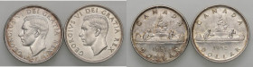 ESTERE - CANADA - Giorgio VI (1936-1952) - Dollaro 1951 e 1952 Kr. 46 AG Lotto di 2 monete
qSPL÷qFDC

Lotto di 2 monete