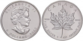 ESTERE - CANADA - Elisabetta II (1952) - 5 Dollari 2005 AG
FDC