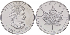 ESTERE - CANADA - Elisabetta II (1952) - 5 Dollari 2007 AG
FDC
